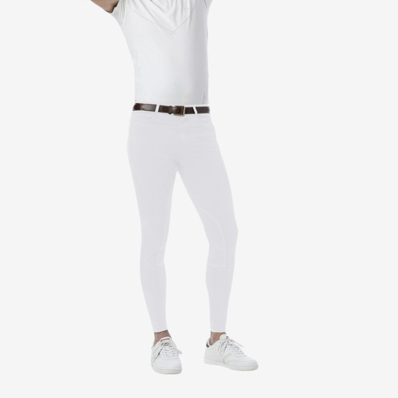 Pantalon d'équitation blanc Riding World Lecaire