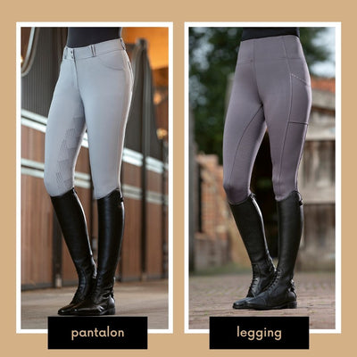 Pantalon ou legging d’équitation : entre les deux, mon cœur balance !