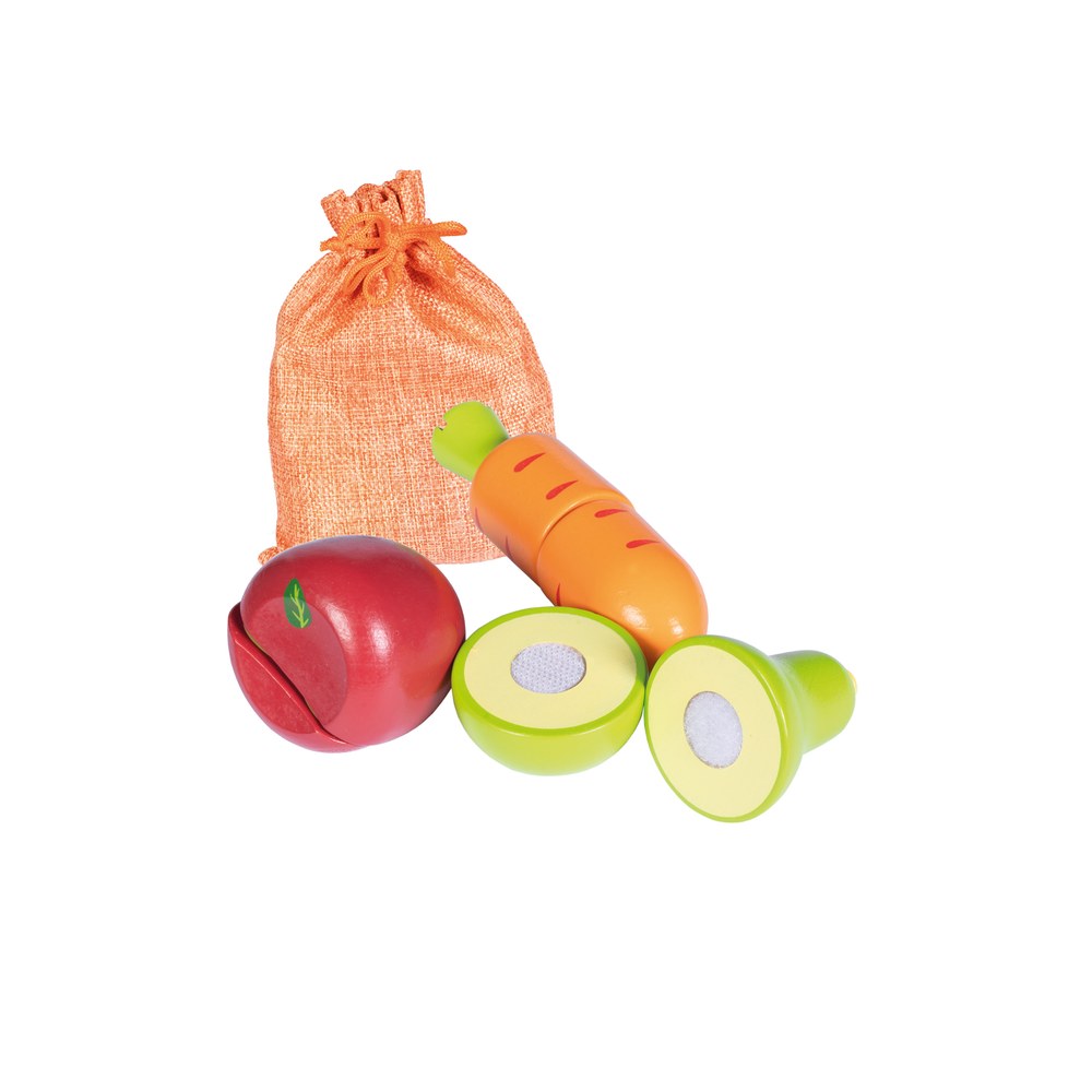 Aliments en bois Hobby Horsing 3 pièces HKM Multicolore