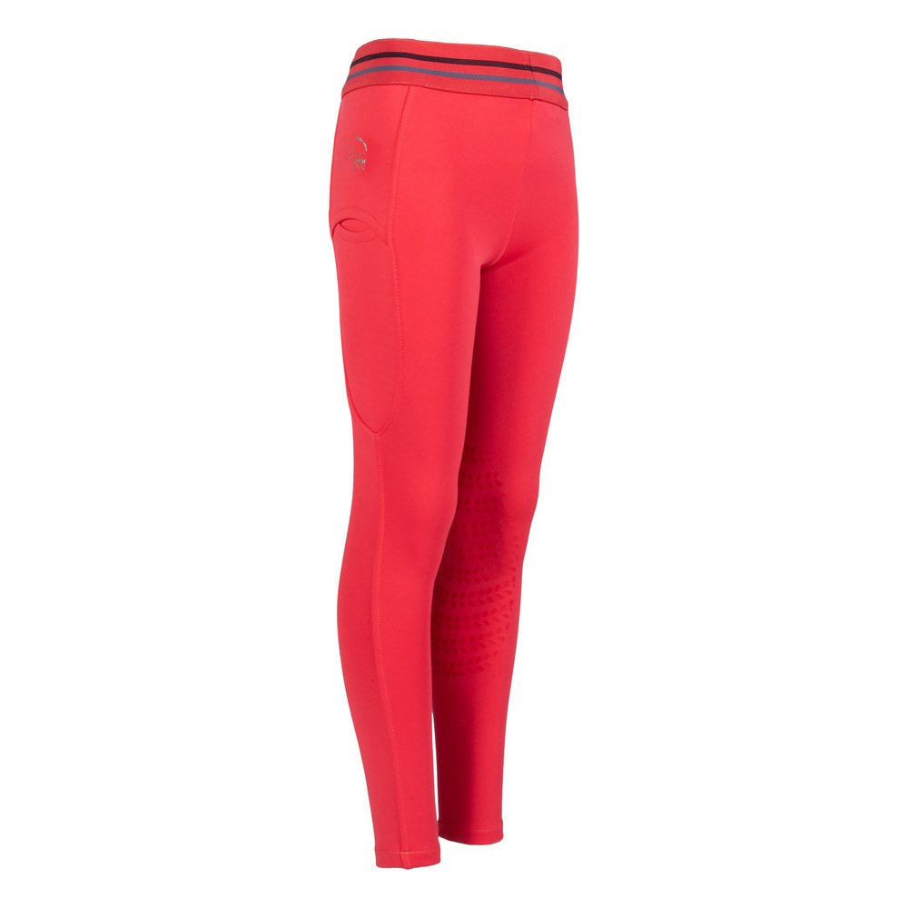 Legging d'équitation enfant Aymee – basanes silicone Rose