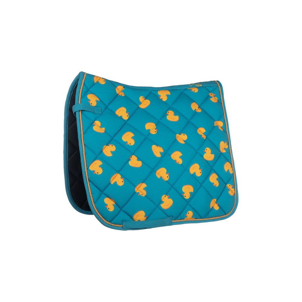 Tapis Naples HKM poney Bleu/jaune