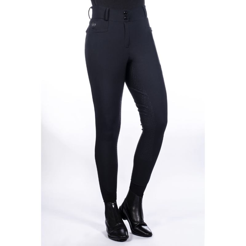Pantalon chauffant d'équitation HKM - Taille haute
