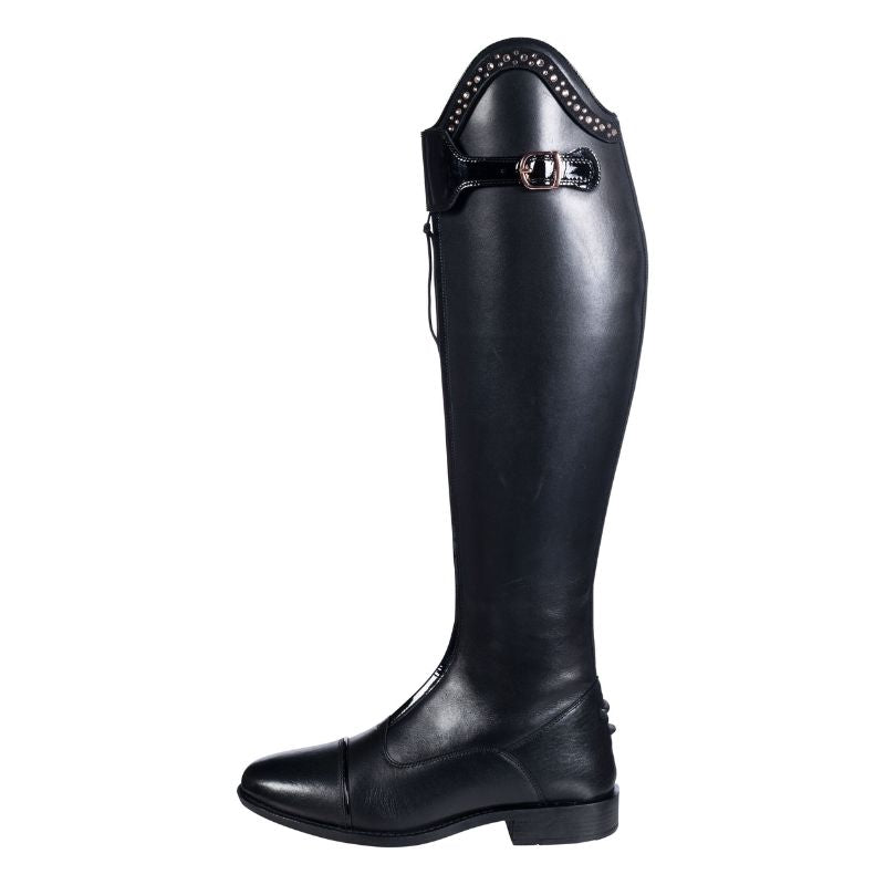 Bottes d'équitation sans lacets HKM Trinity - Noir Taille 41