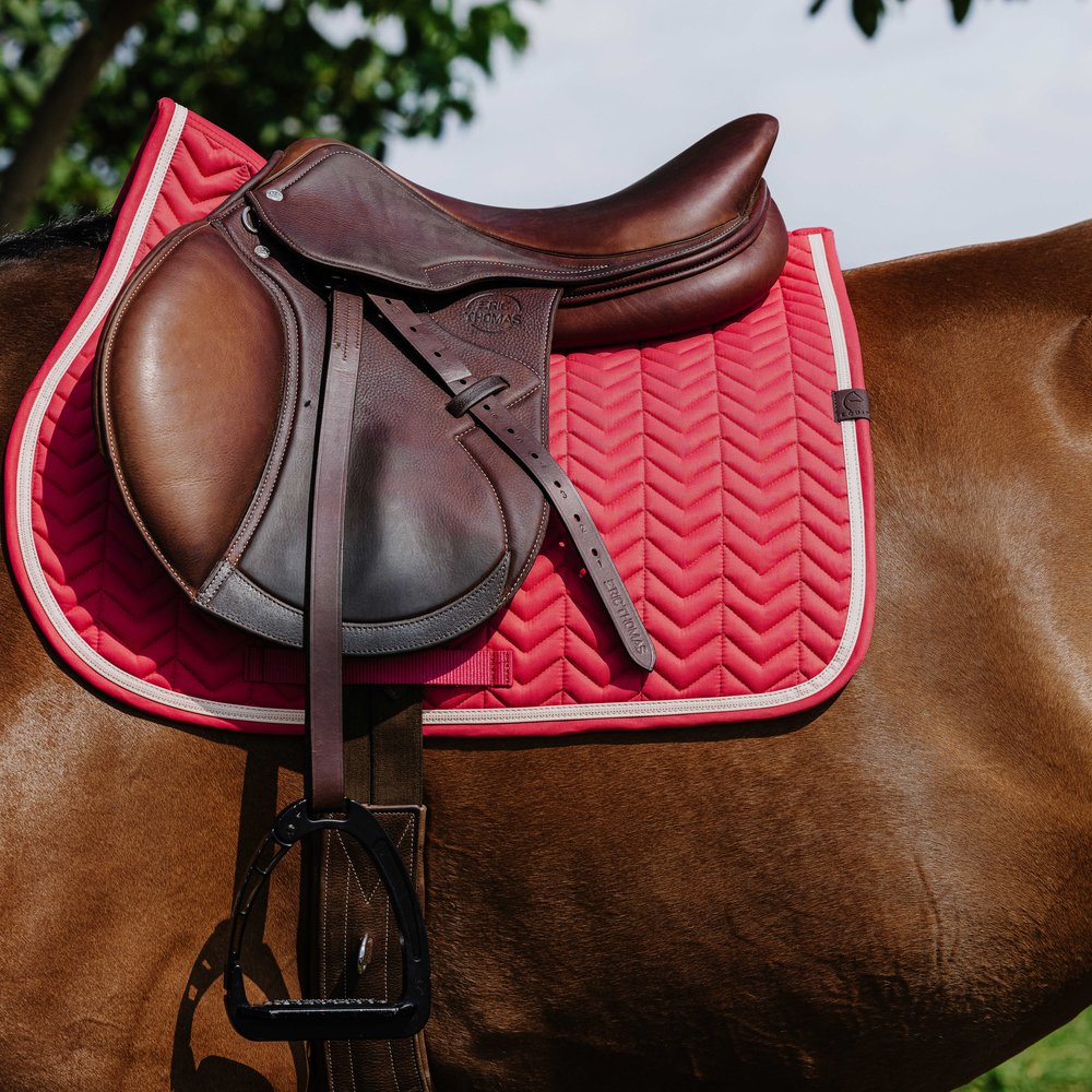 Tapis de selle Softypop Equithème Framboise