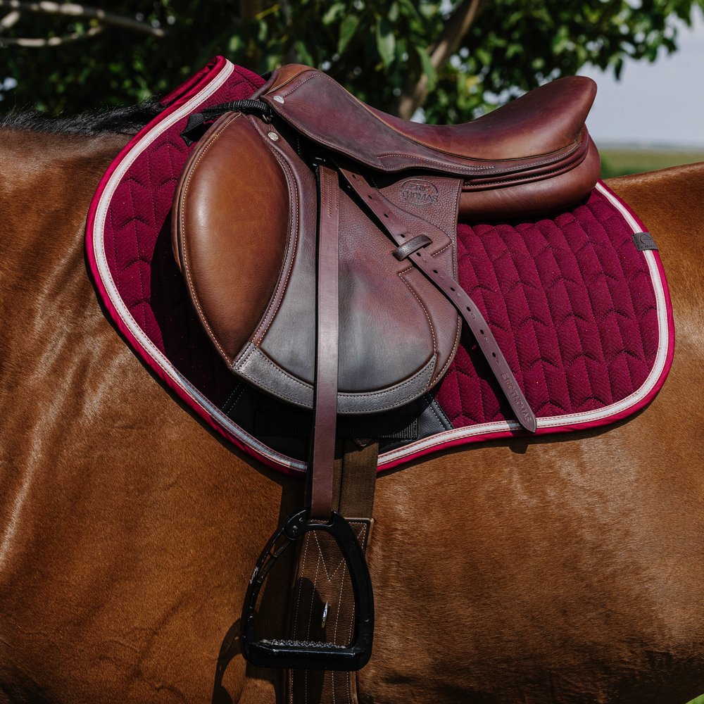 Tapis de selle Eclat Equithème Bordeaux