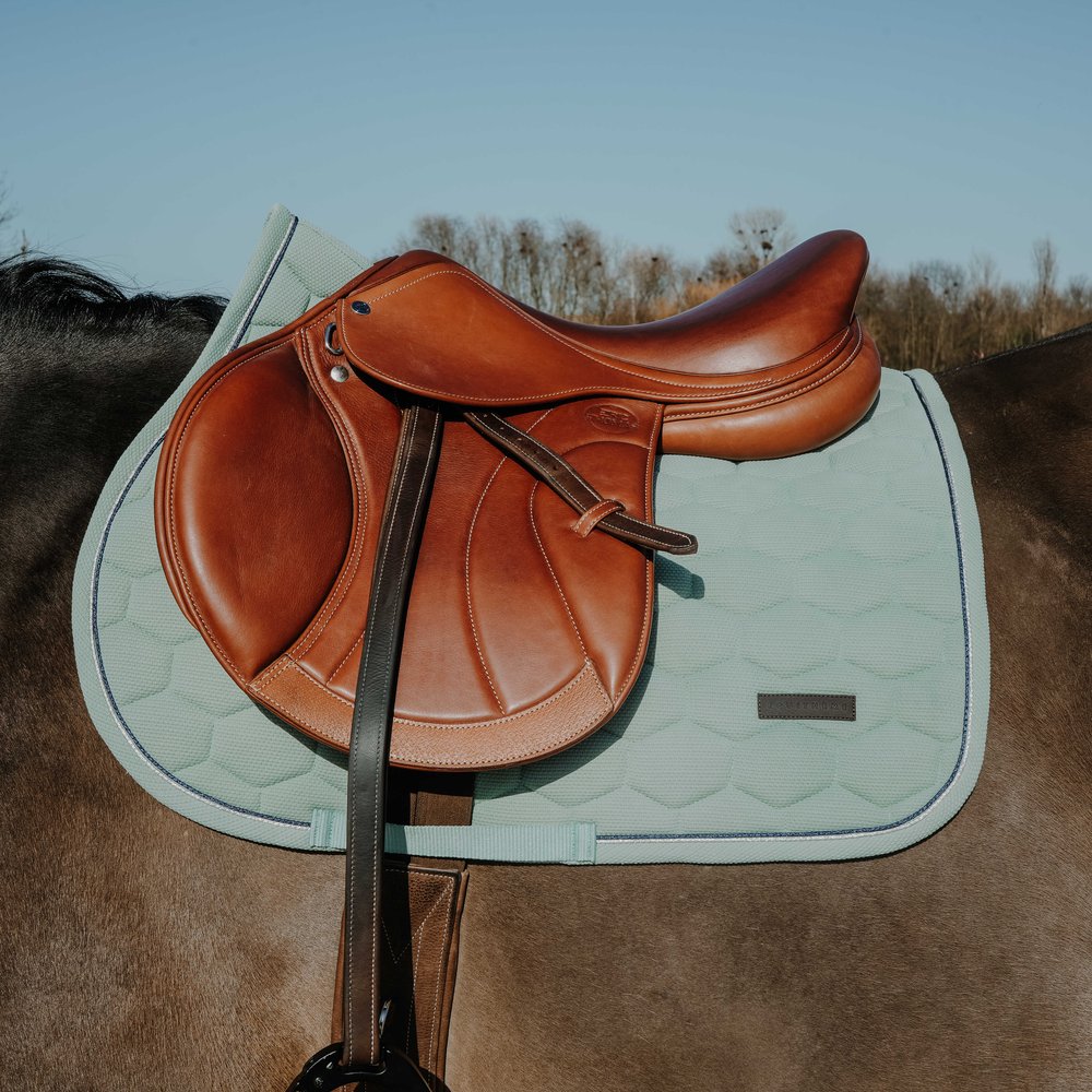Tapis de selle Honey Equithème Vert clair