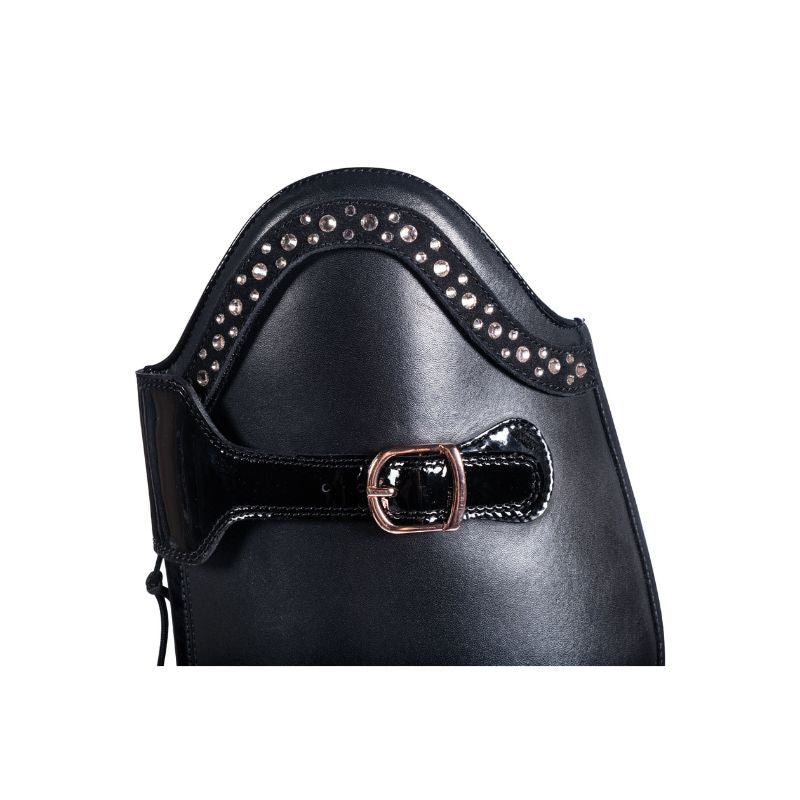 Bottes d'équitation sans lacets HKM Trinity - Noir Taille 41