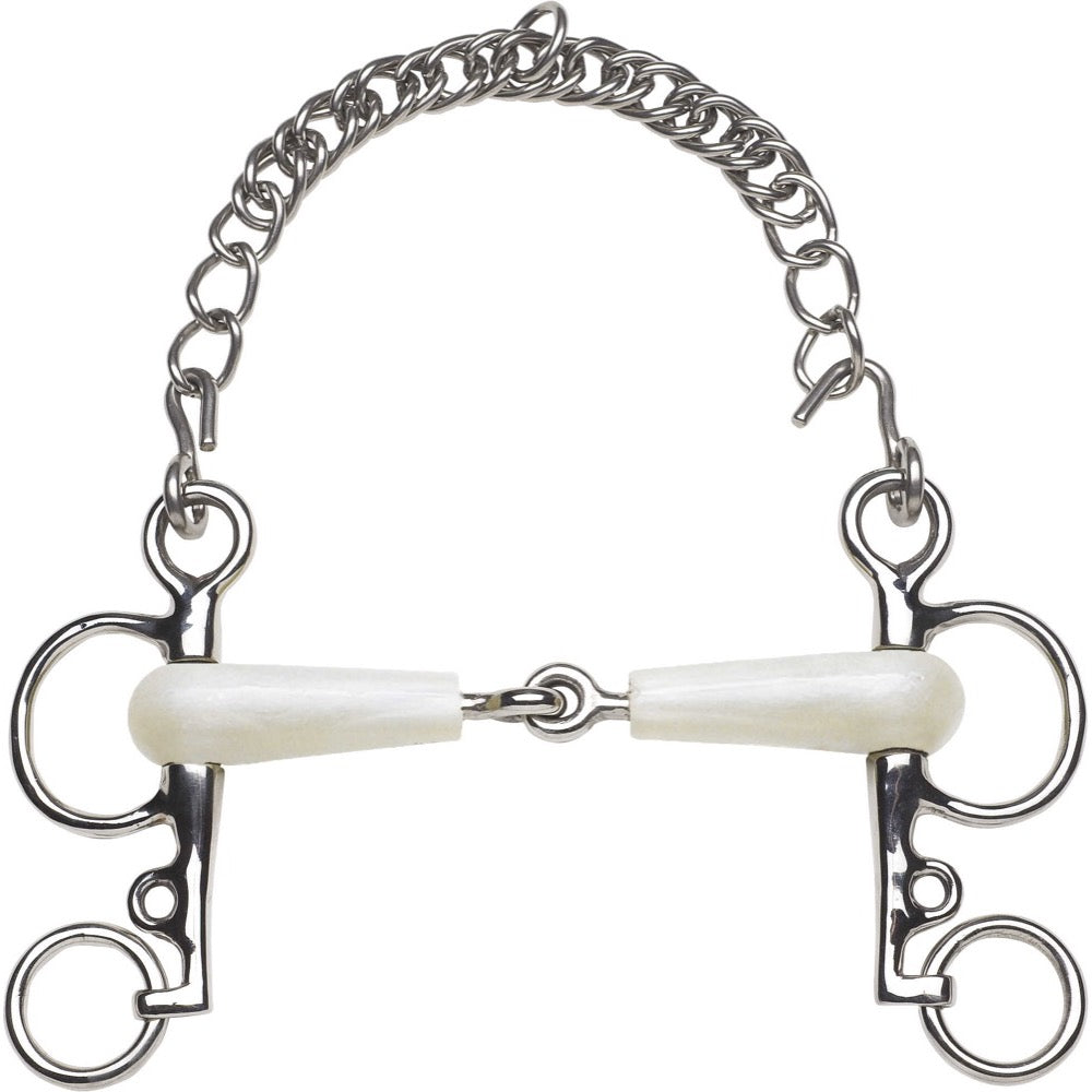 Mors Pelham brisé en inox Flexi 115 mm Feeling