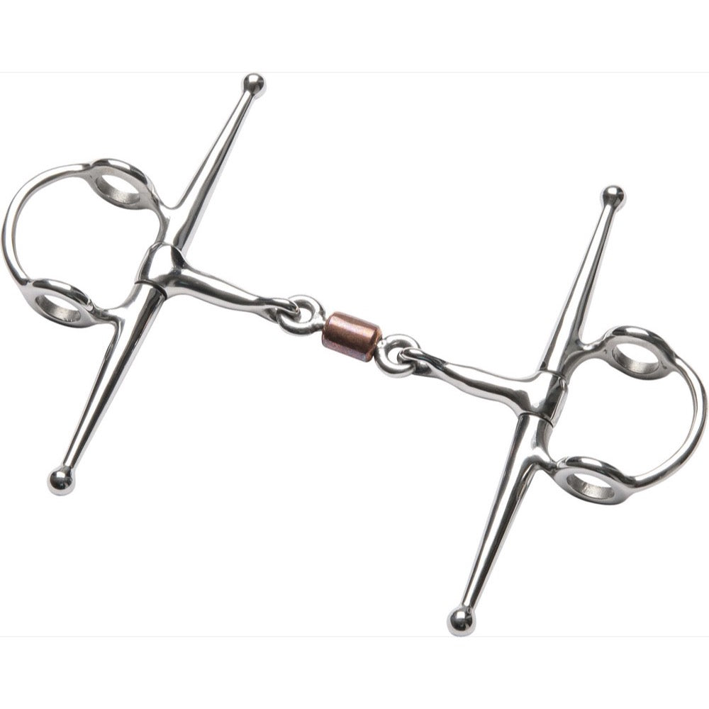 Mors releveur à aiguilles à rouleaux de cuivre en inox Feeling