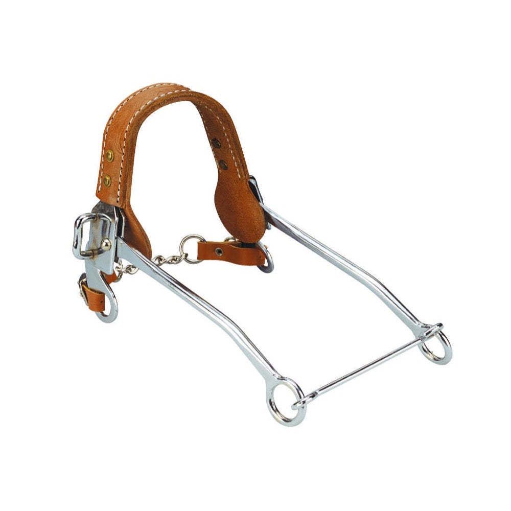 Muserolle de hackamore en cuir Feeling