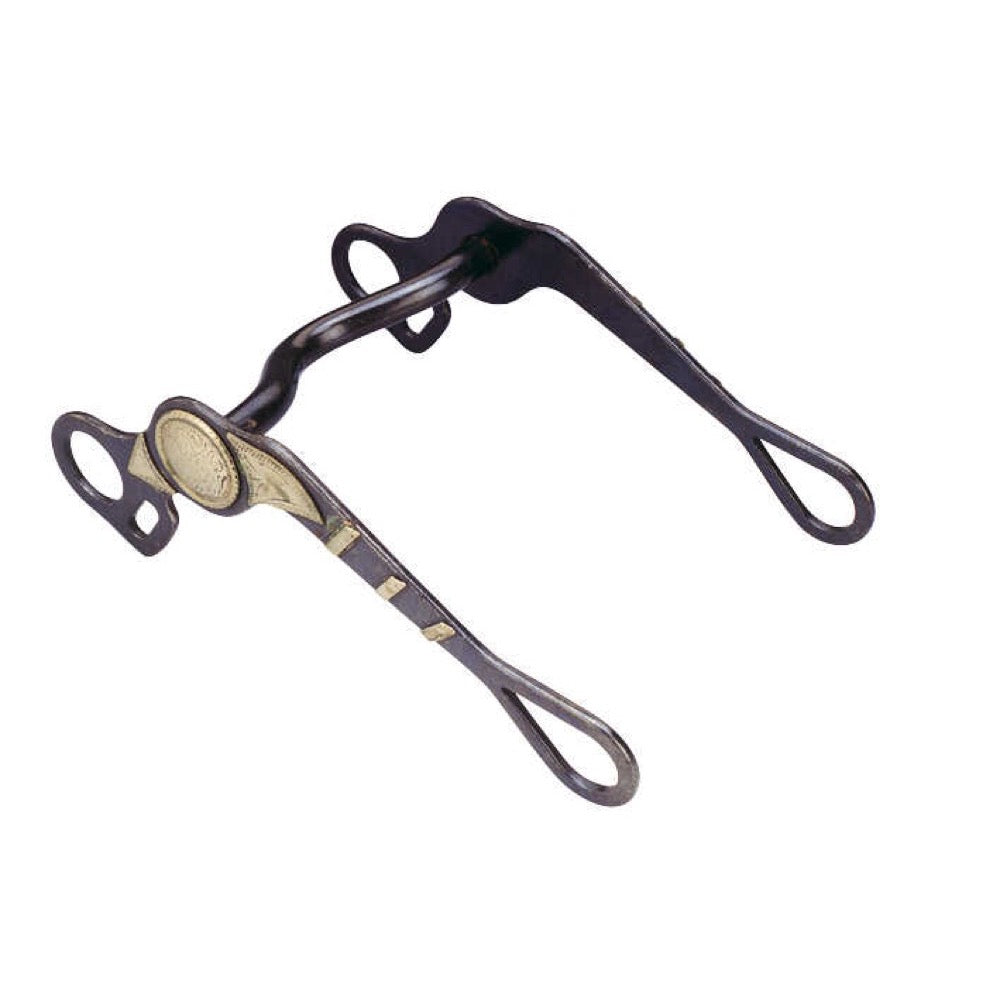 Mors western de présentation en inox Feeling