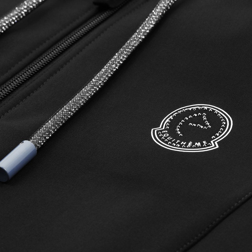 Veste softshell Equithème - Victoria Noir détail