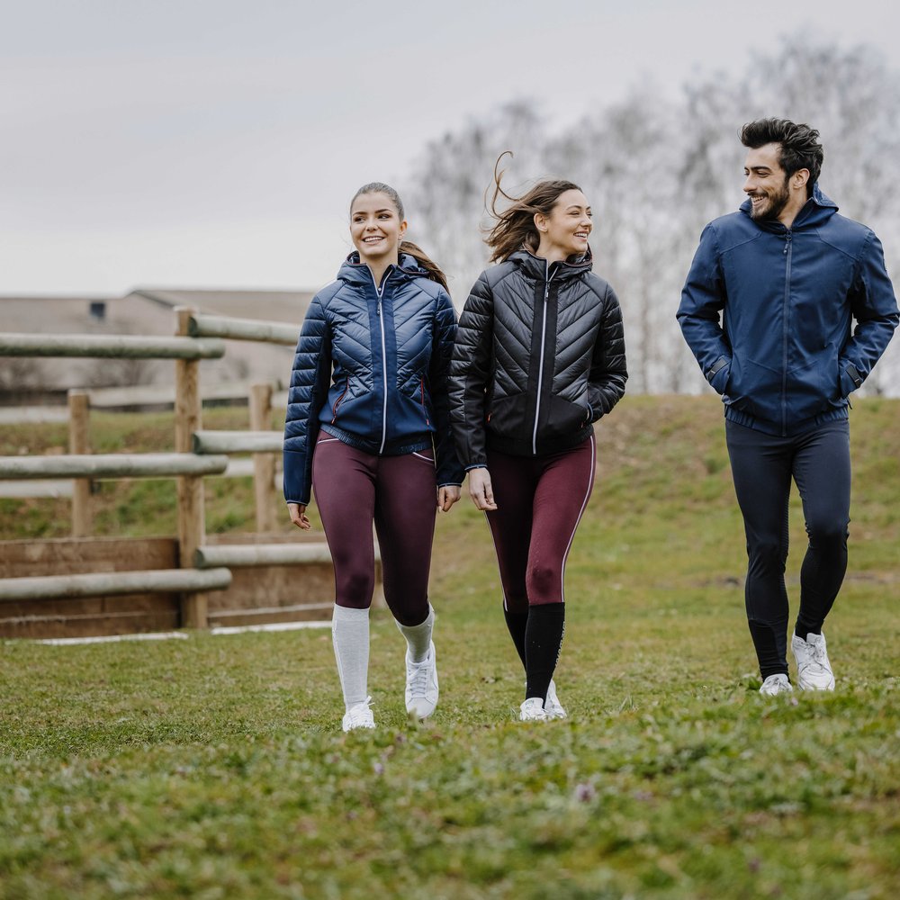 Veste softshell Equithème - Mona Marine porté