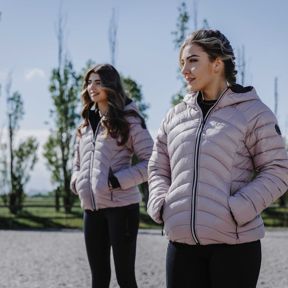 Veste réversible Equithème - Lutha Noir porté