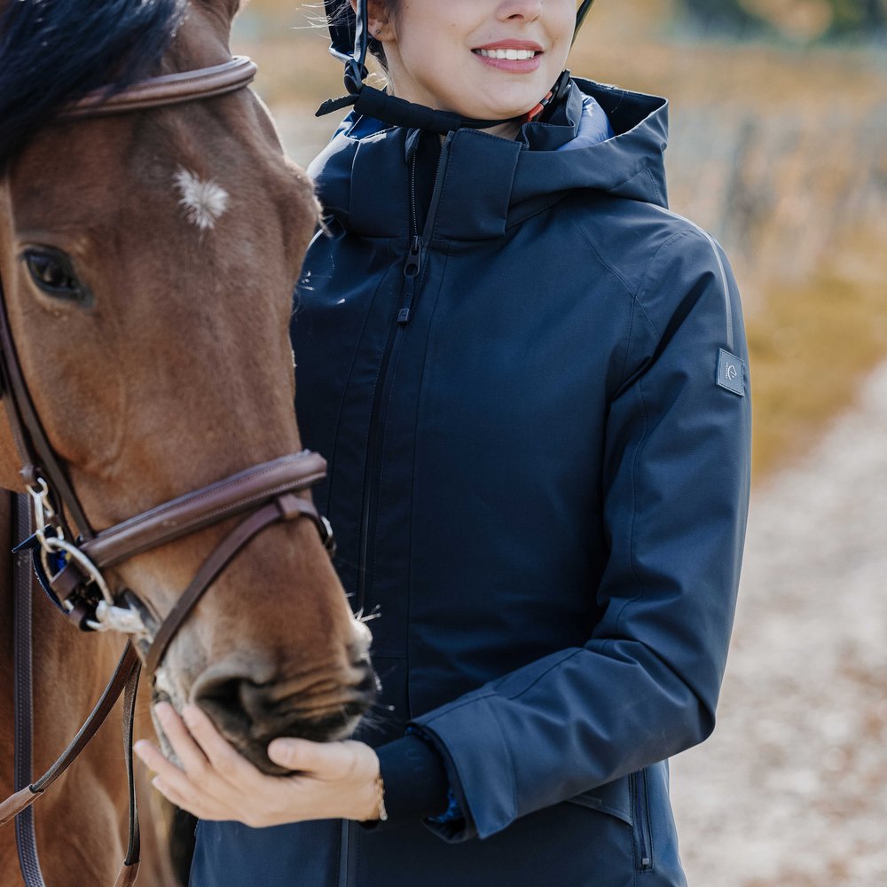 Parka Equithème - Maguy Marine porté