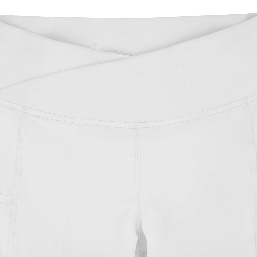Legging Je t'aime Equithème - Flora Blanc détail