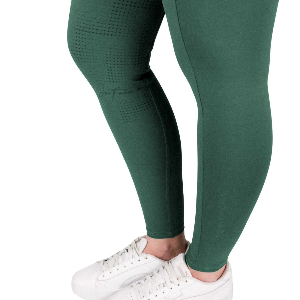 Legging Je t'aime Equithème - Flora Canard détail