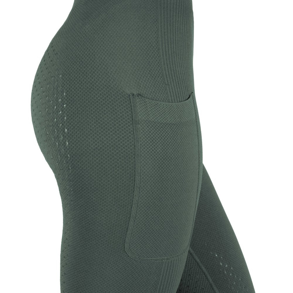 Legging Equithème - Acacia Kaki détail