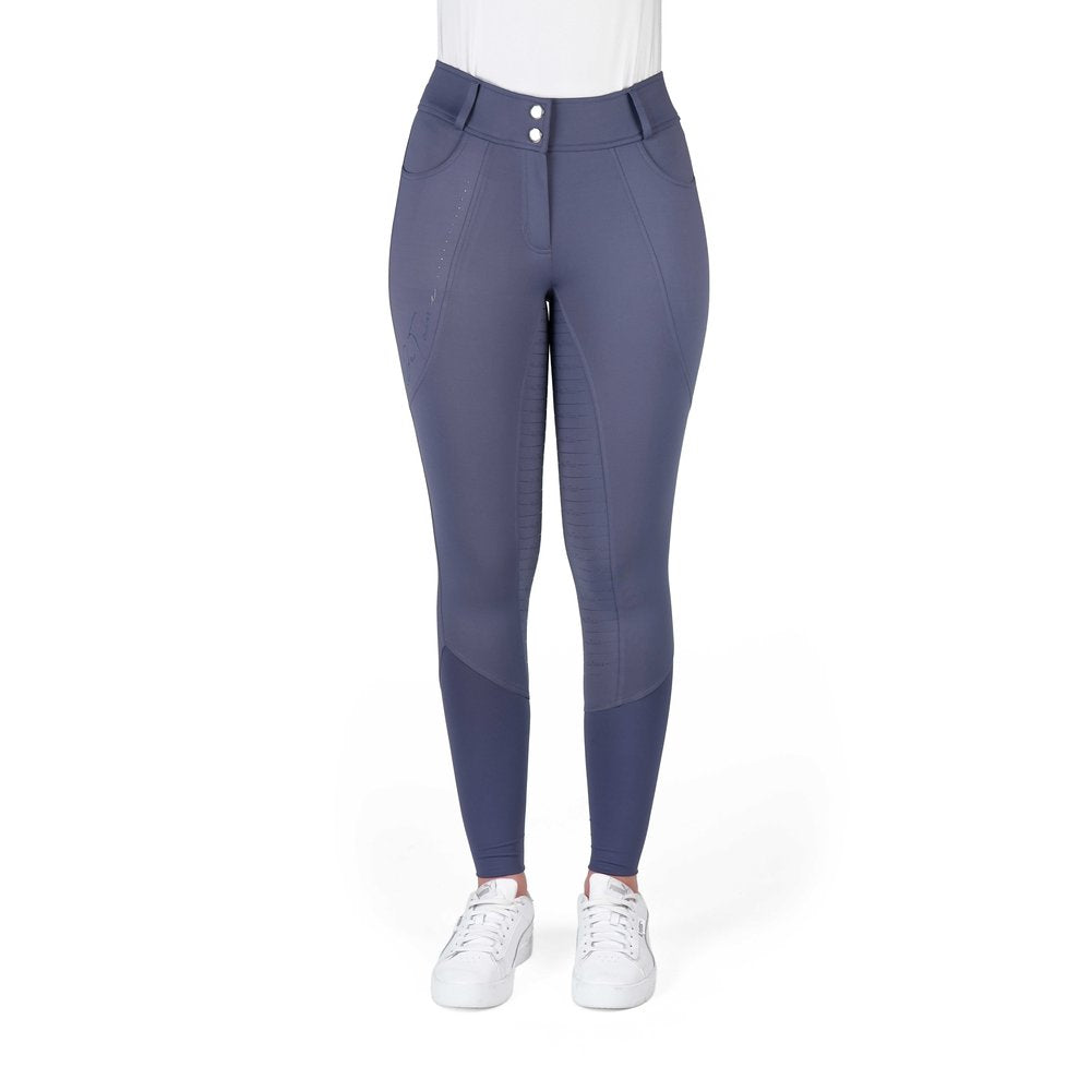 Pantalon Je t'aime Equithème - Elsa Gris bleu