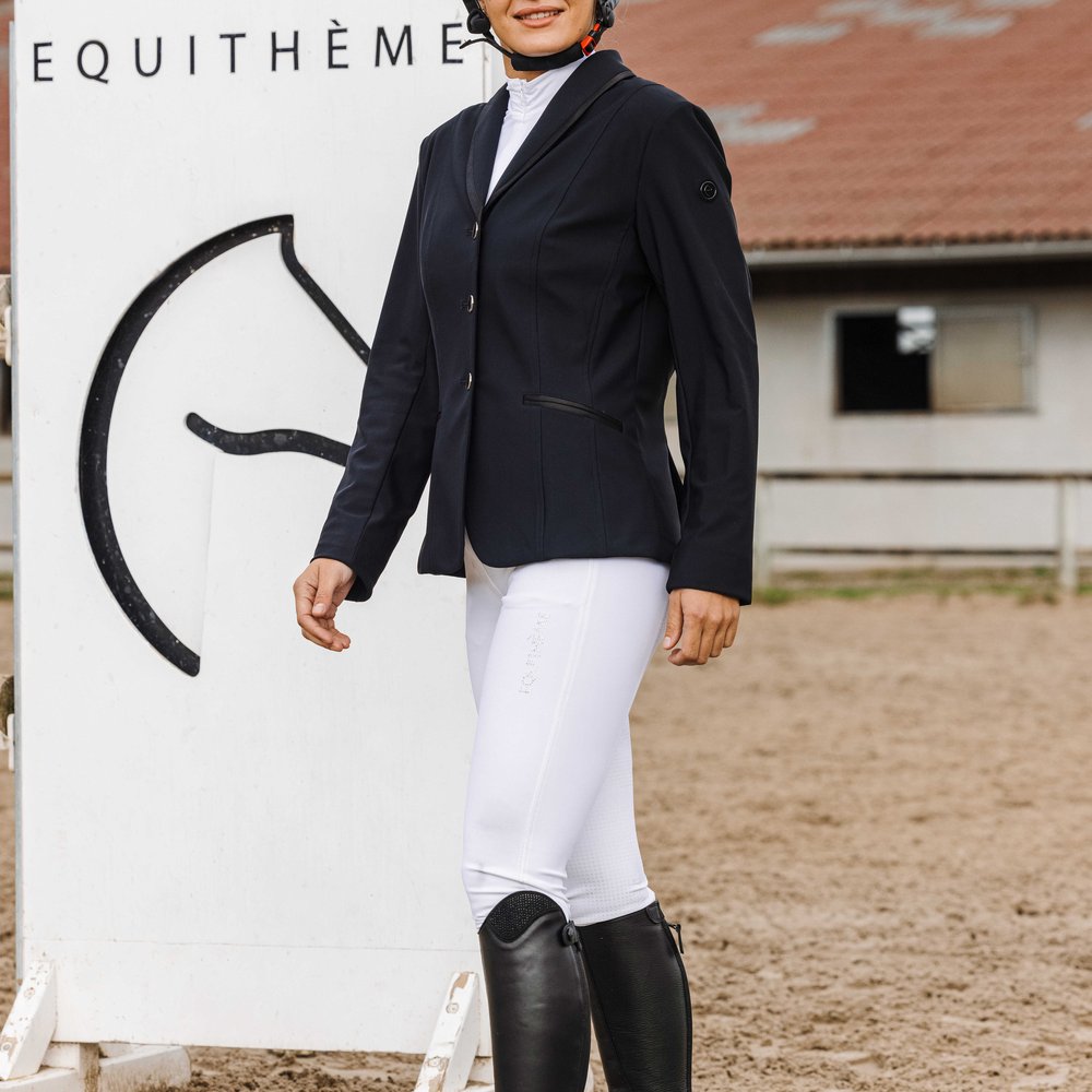 Veste de concours Equithème - Sydney Noir porté