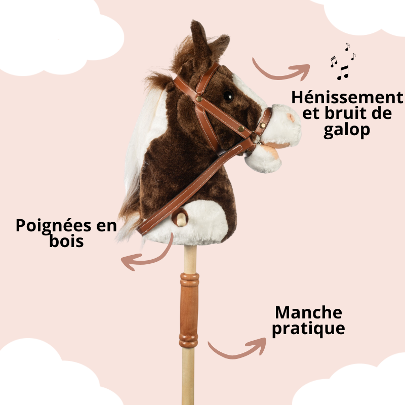 Cheval à roulette Pie Scoubidou