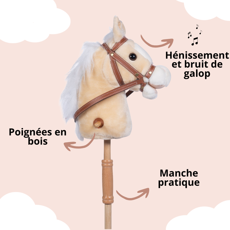 Cheval à roulette Palomino Coco