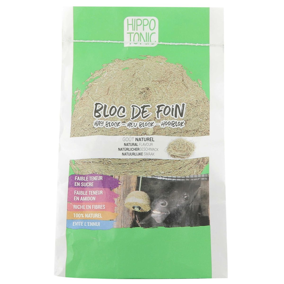 Bloc de foin naturel - HIPPOTONIC