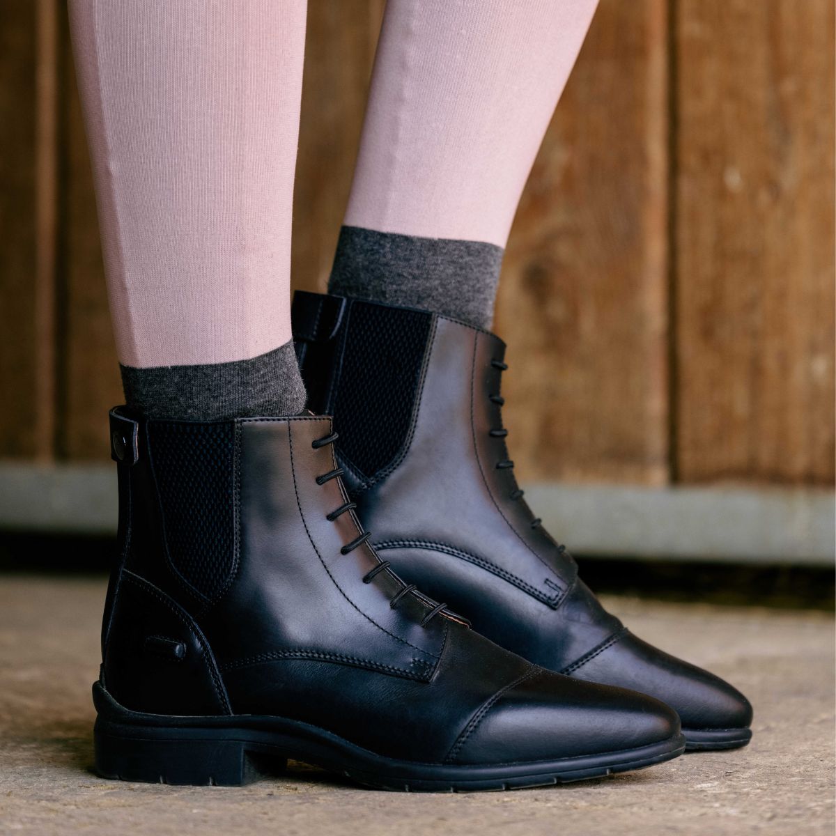 Boots à lacets et zip EQUITHÈME - Sporty