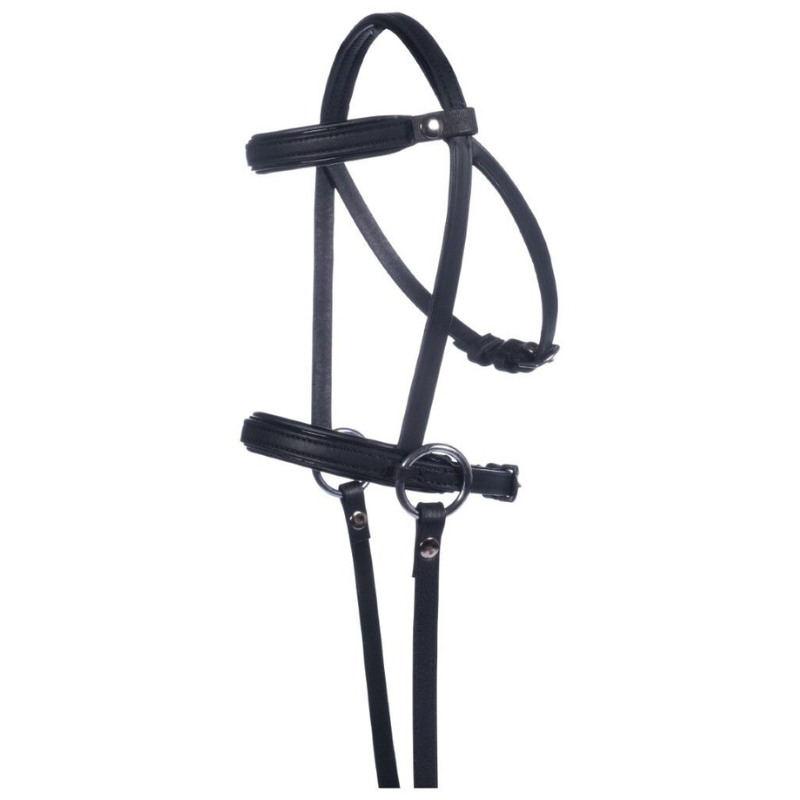 Filet sans mors pour Hobby Horse noir