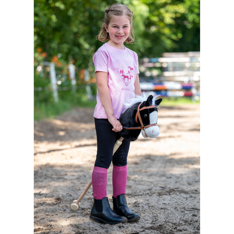 Cheval à roulette Noir Blacky