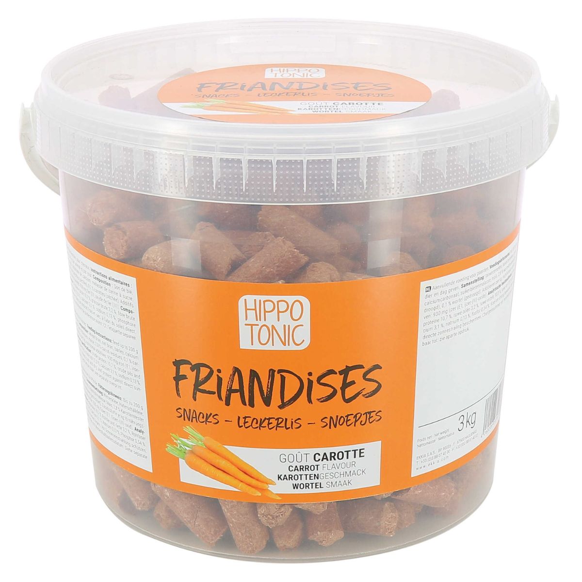 Friandises goût carotte - HIPPOTONIC