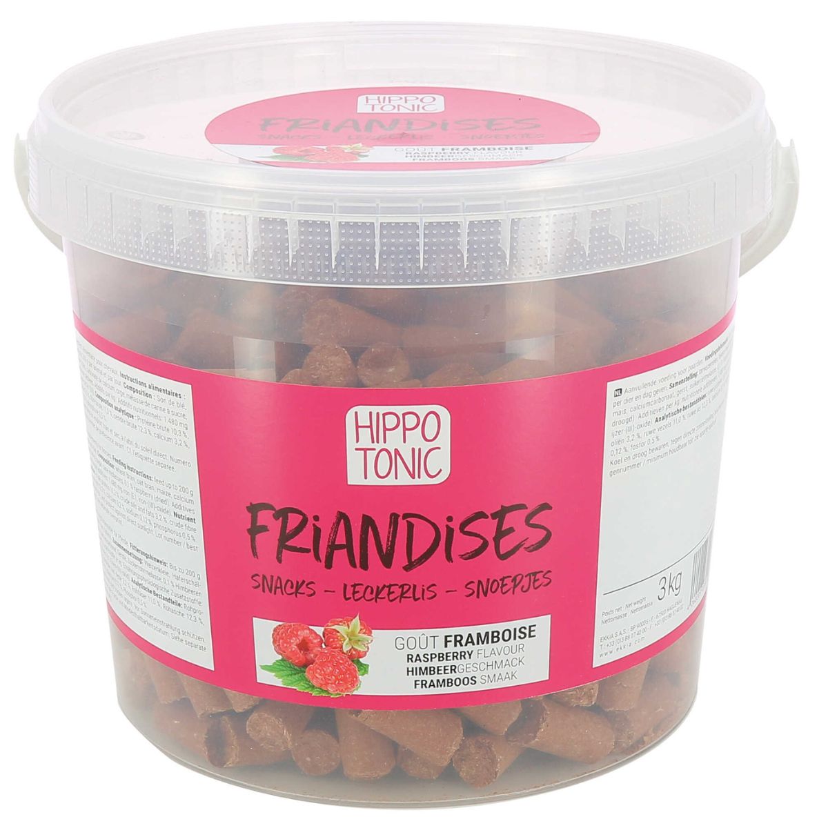Friandises goût framboise - HIPPOTONIC