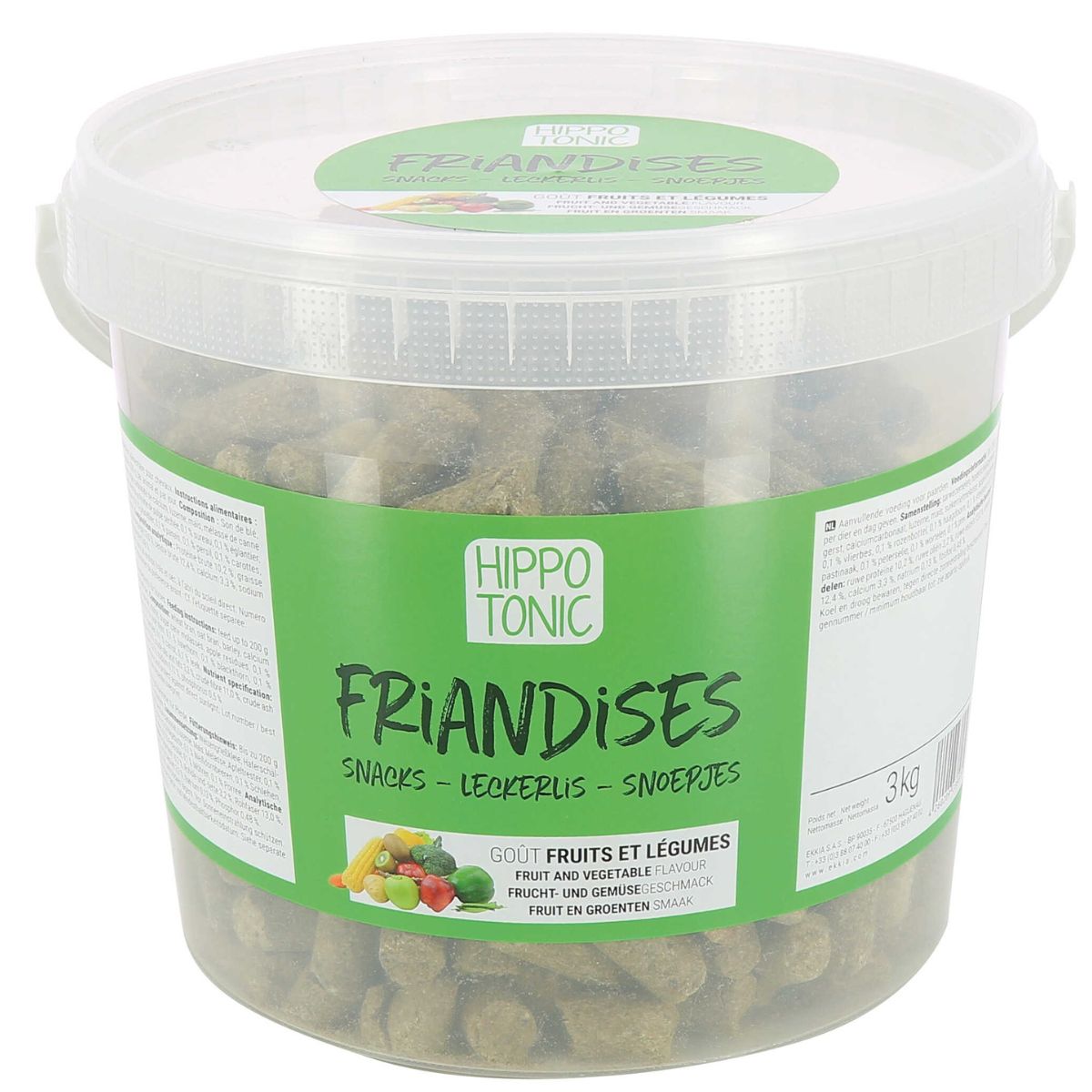 Friandises goût fruits et légumes - HIPPOTONIC