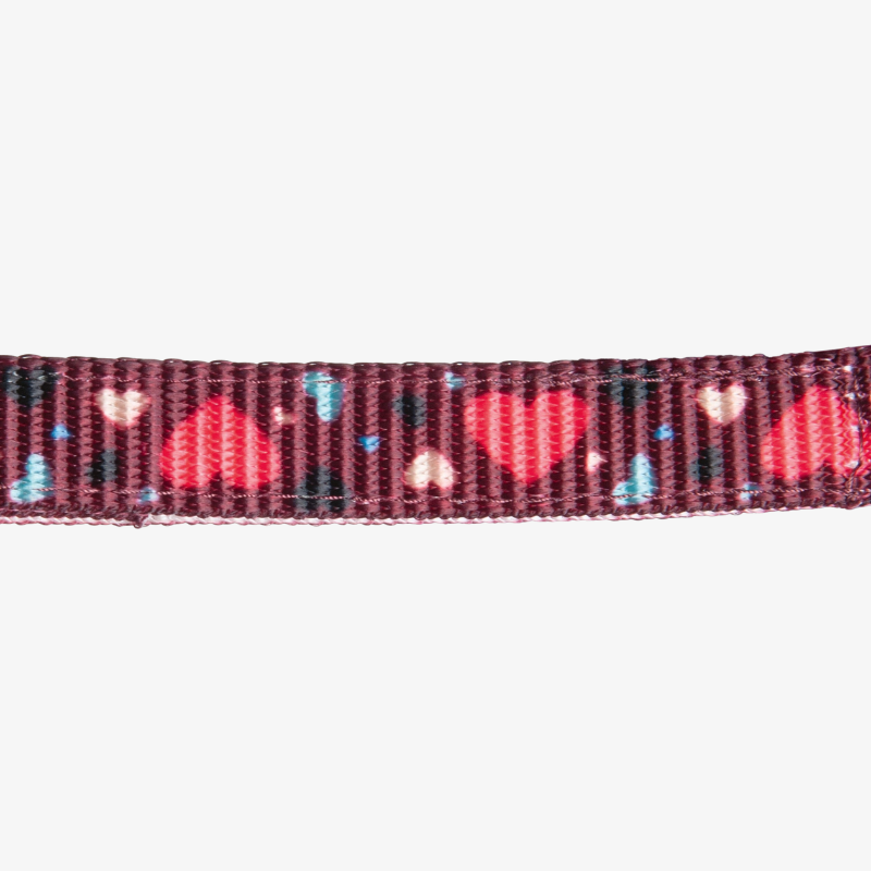 Licol poney HKM - Heart Rouge