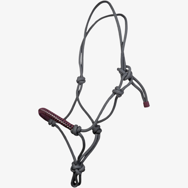 HKM Licol Cheval Rembourrage Peluche Épais - Confort Optimal Et Ferrures Solides Argentées