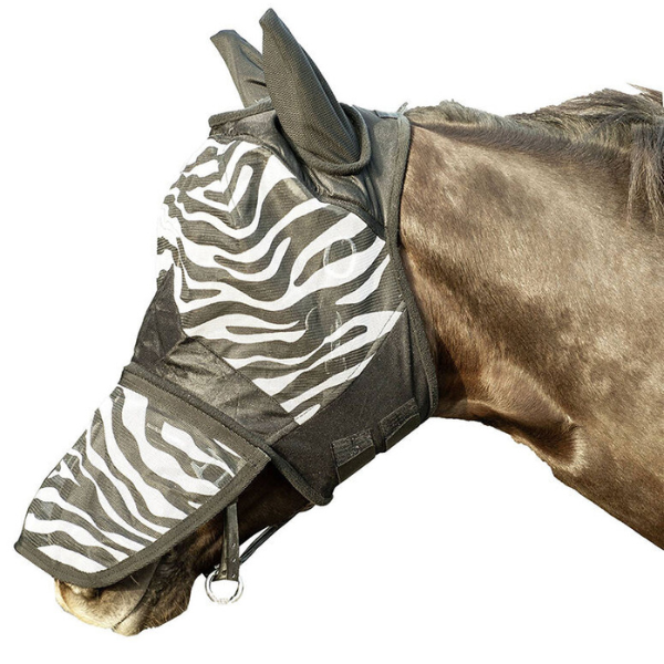 Masque anti-mouches -Zebra-, protection naseaux