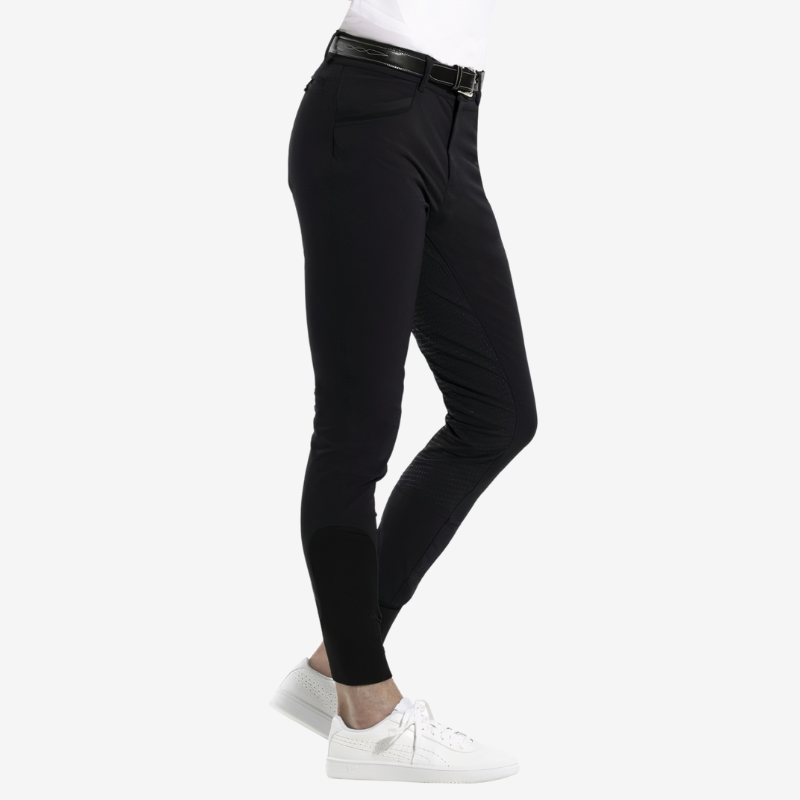 Pantalon EQUITHÈME homme full grip "Georg" - Noir