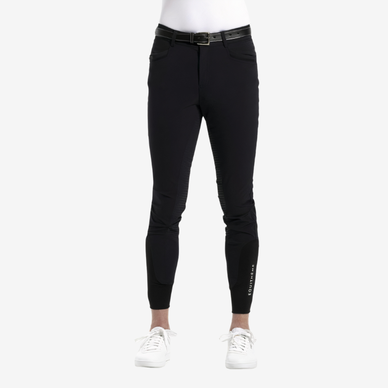 Pantalon EQUITHÈME homme full grip "Georg" - Noir