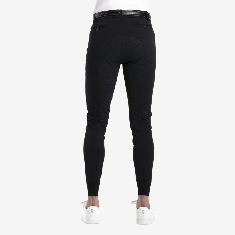 Pantalon EQUITHÈME homme full grip "Georg" - Noir