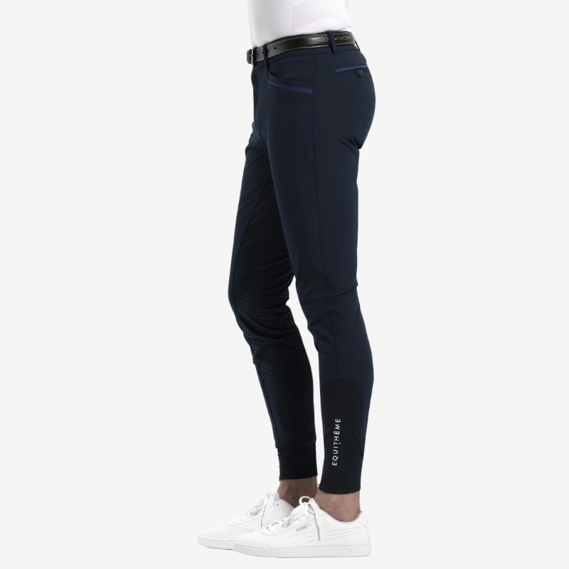Pantalon EQUITHÈME homme full grip "Georg" - Marine