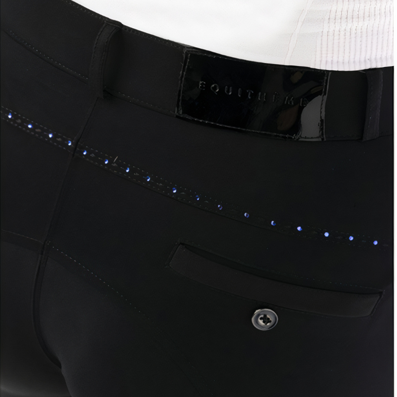 Pantalon Je t'aime EQUITHÈME Enfant - Noir