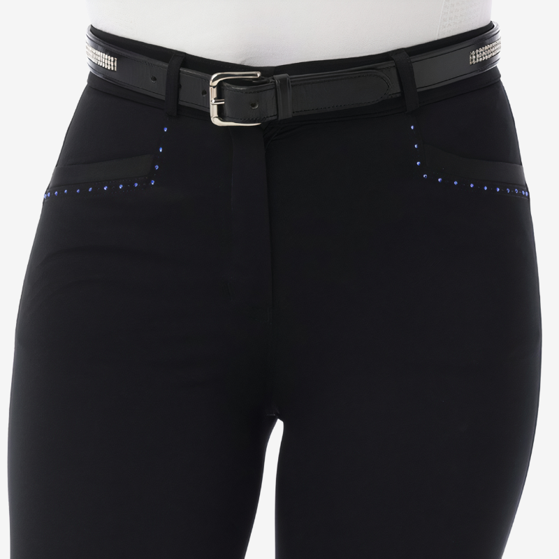 Pantalon Je t'aime EQUITHÈME Enfant - Noir
