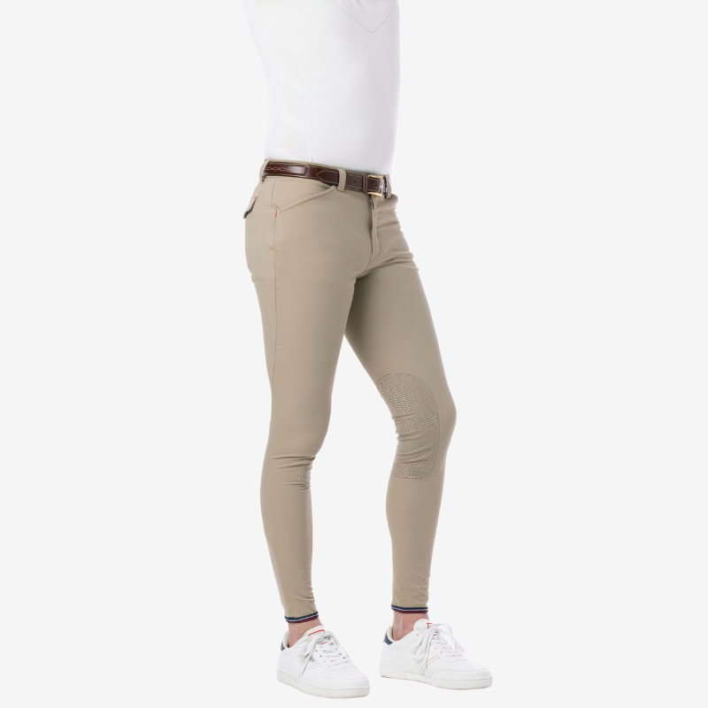 Pantalon d'équitation homme EQUITHÈME - Beige