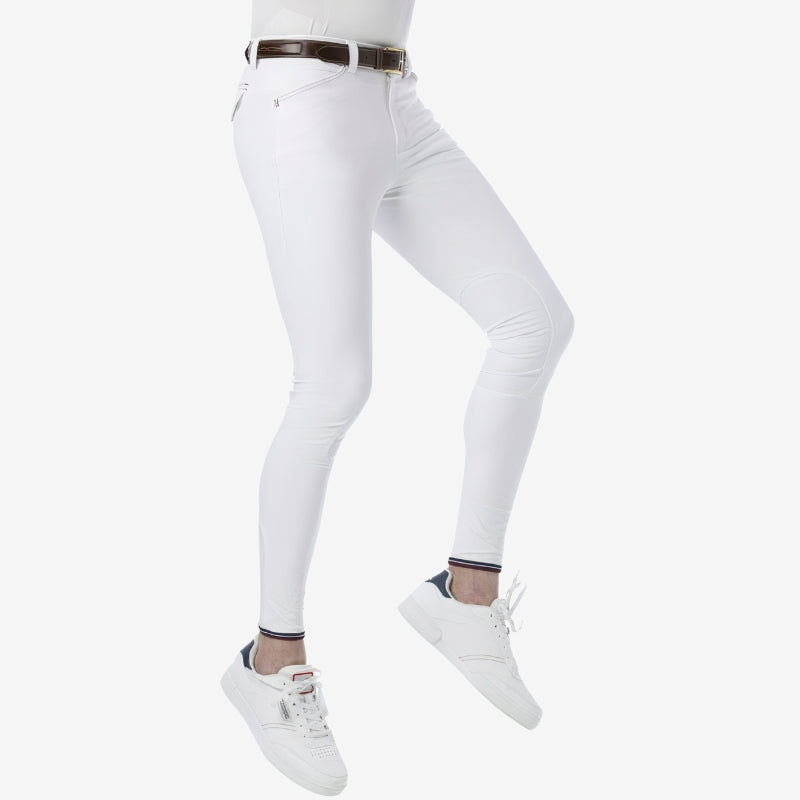 Pantalon d'équitation homme EQUITHÈME - Blanc