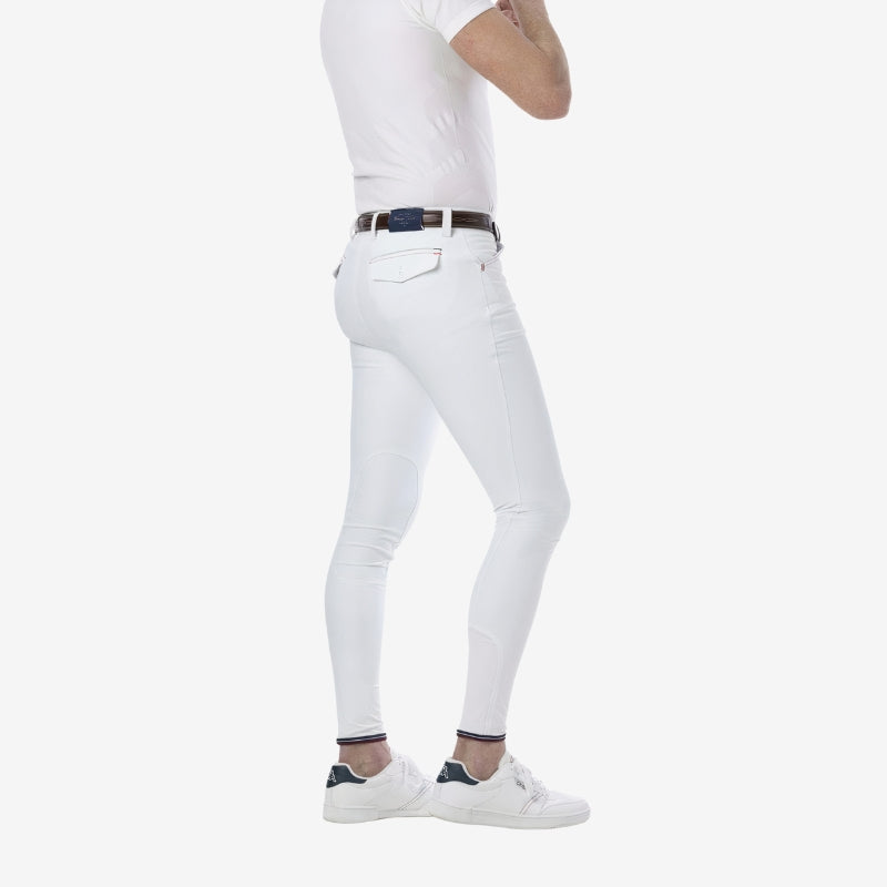 Pantalon d'équitation homme EQUITHÈME - Blanc
