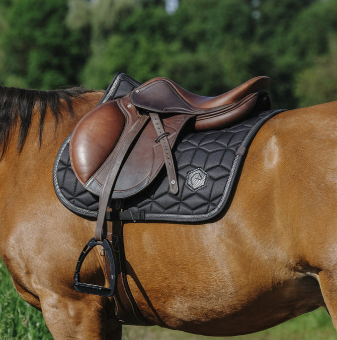 Tapis de selle EQUITHÈME Softhex - Cheval