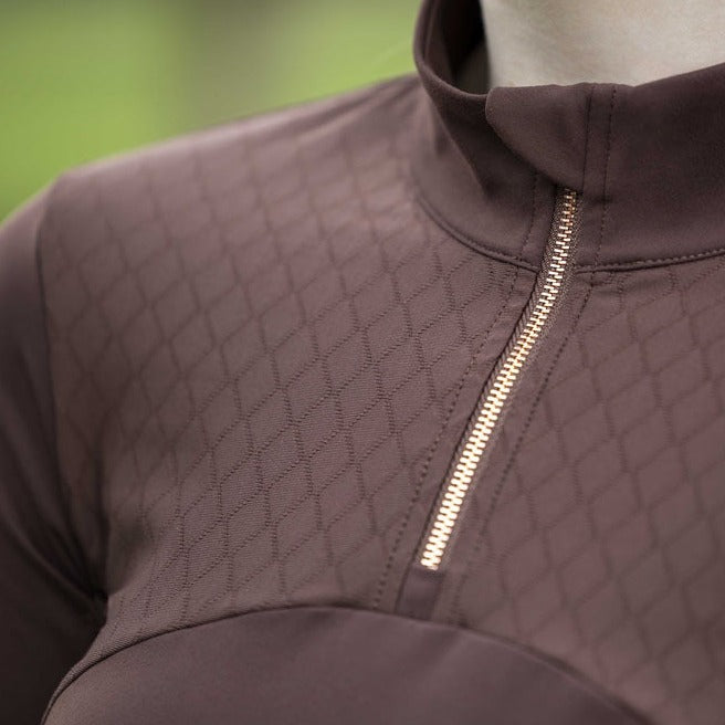 Tee-shirt à manches longues pour femmes du XS au XXL HKM Artic Bay marron