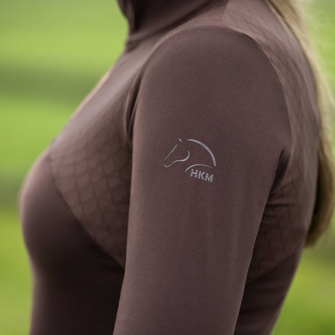 Tee-shirt à manches longues pour femmes du XS au XXL HKM Artic Bay marron
