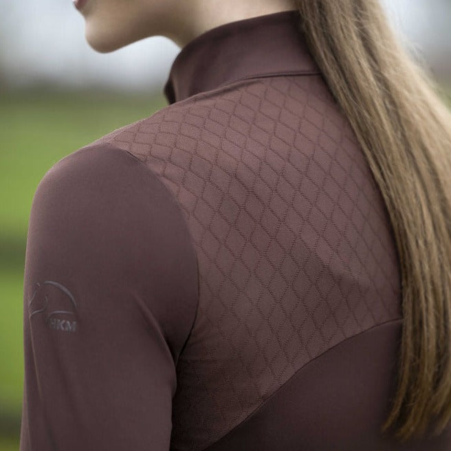 Tee-shirt à manches longues pour femmes du XS au XXL HKM Artic Bay marron
