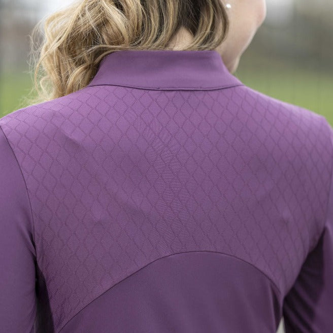 Tee-shirt à manches longues pour femmes du XS au XXL HKM Artic Bay prune